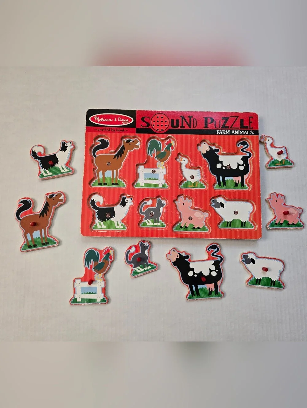 Melissa & Doug Sound Puzzle - Farm Animals